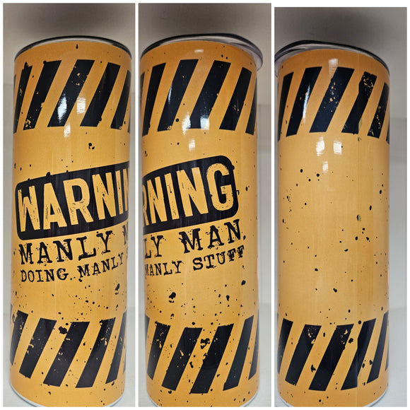 Manly things tumbler