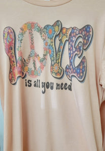 All you need is Love long sleeve tee