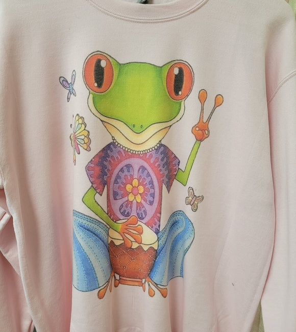 Hippie Frog Sweatshirt