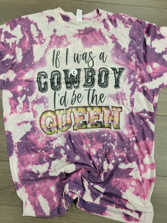 I'd be the Queen bleached Tee