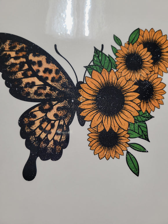 Sunflower Butterfly Tee