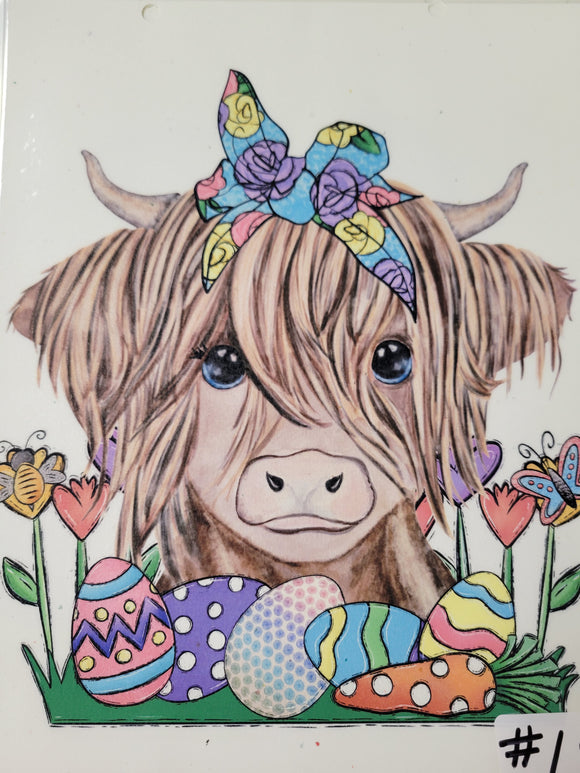 Easter Cow  Tee