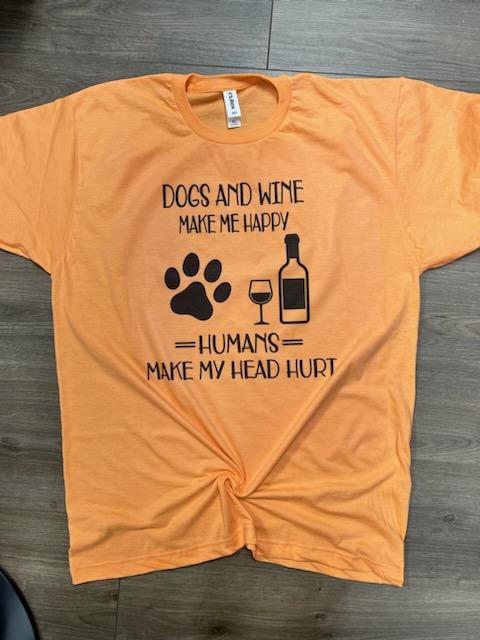 Dogs and Wine Tee