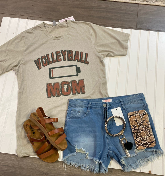 Volleyball mom | Battery low
