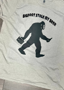 Bigfoot stole my beer tee