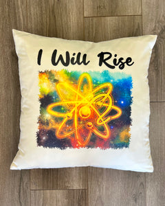 OLET I Will Rise Frayed | Pillow